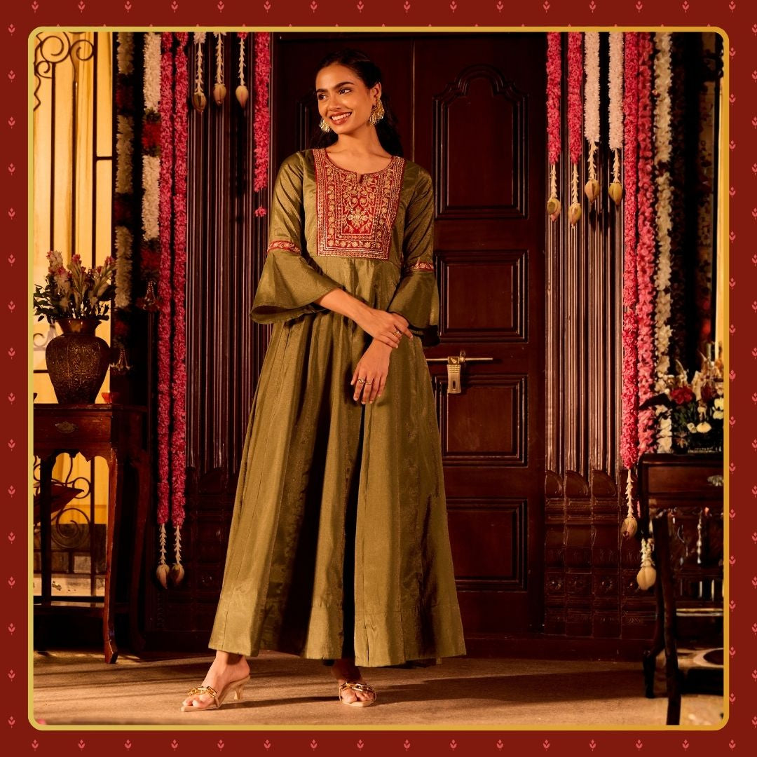 Anarkali Kurtas | Buy Anarkali Kurtis Online in India | Anarkali Dress â Maybell Womens Fashion