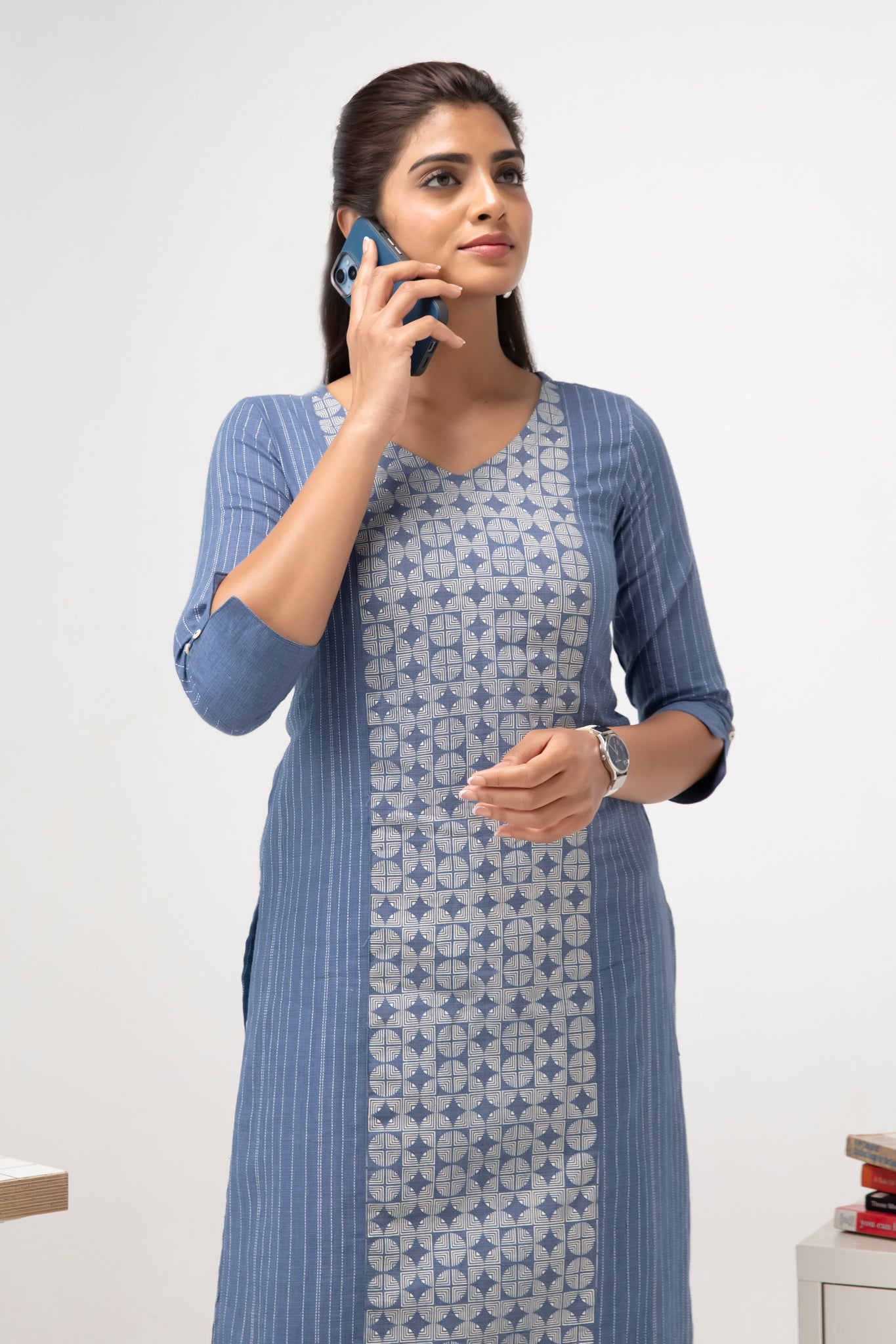 Workwear Blue Kurta