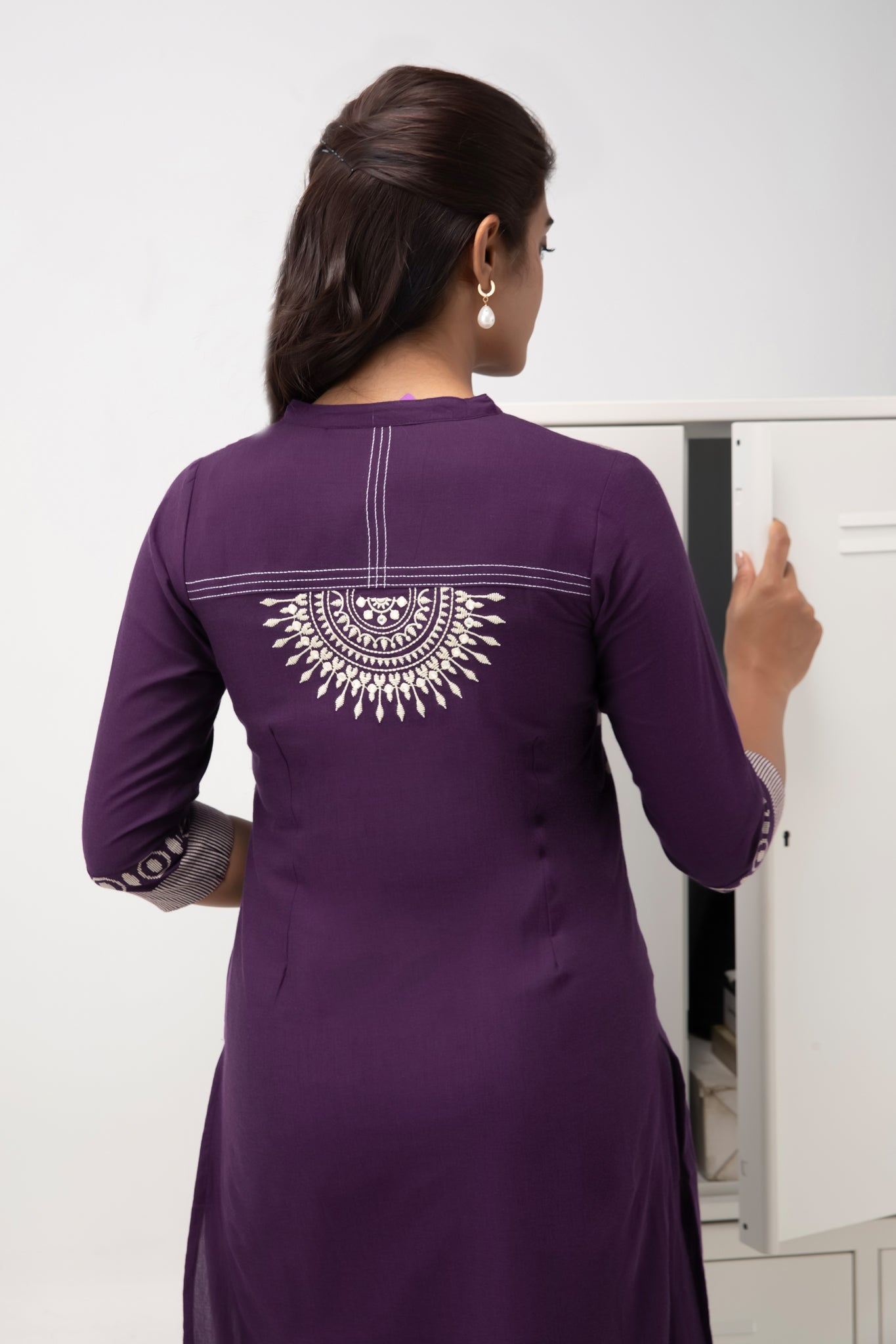 Workwear Purple Kurta