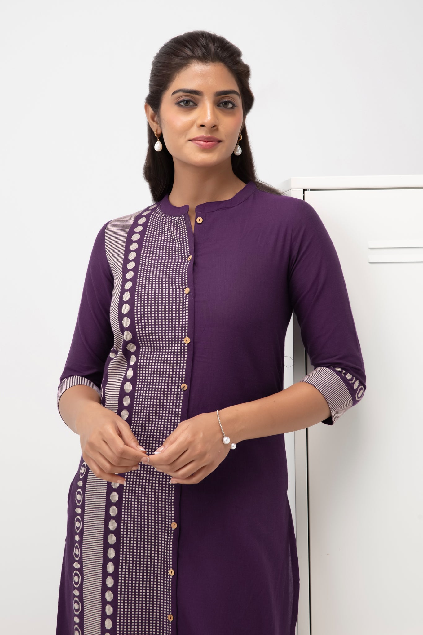 Workwear Purple Kurta