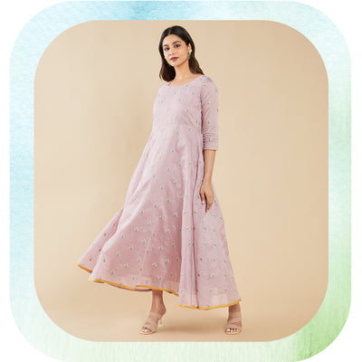 Anarkali Dress Made By Saree 2024 | lead-gear.com