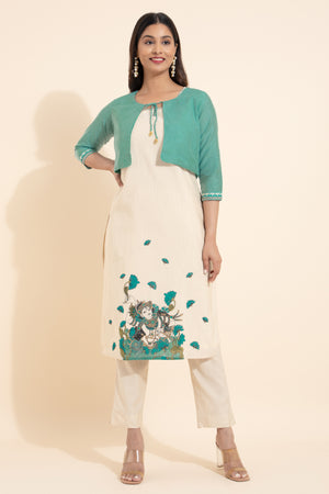  Kurta with Jacket for ladies