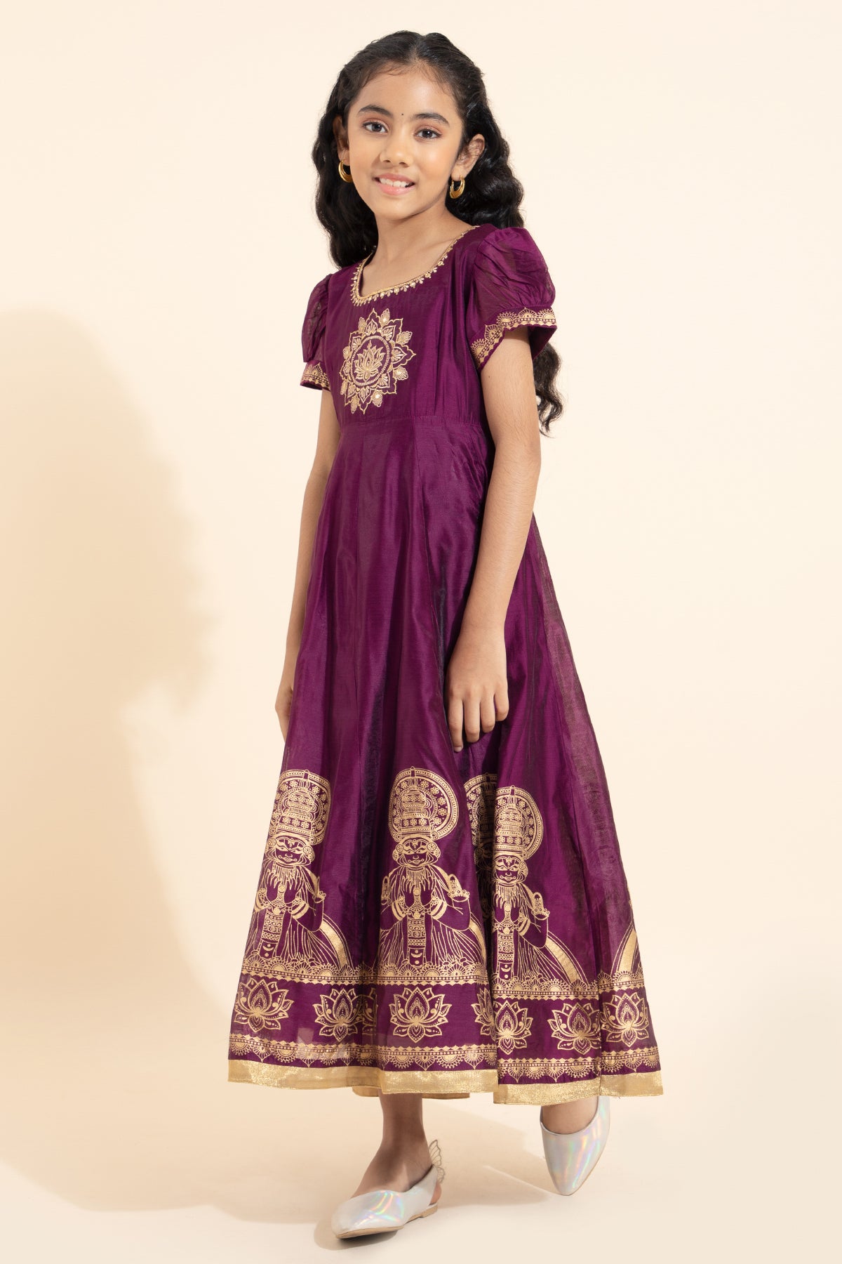 Kids anarkali dress india