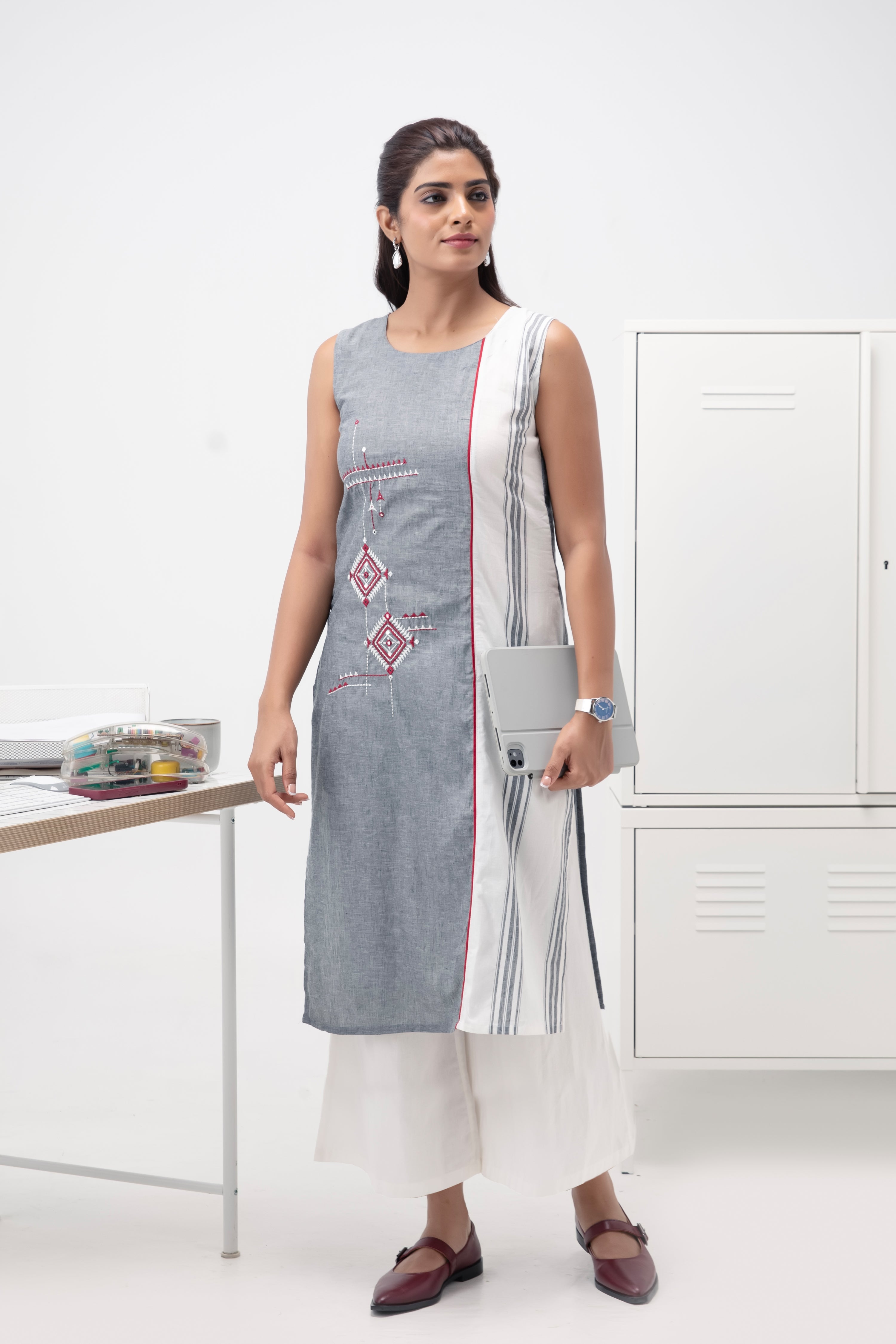 Workwear Gray Kurta