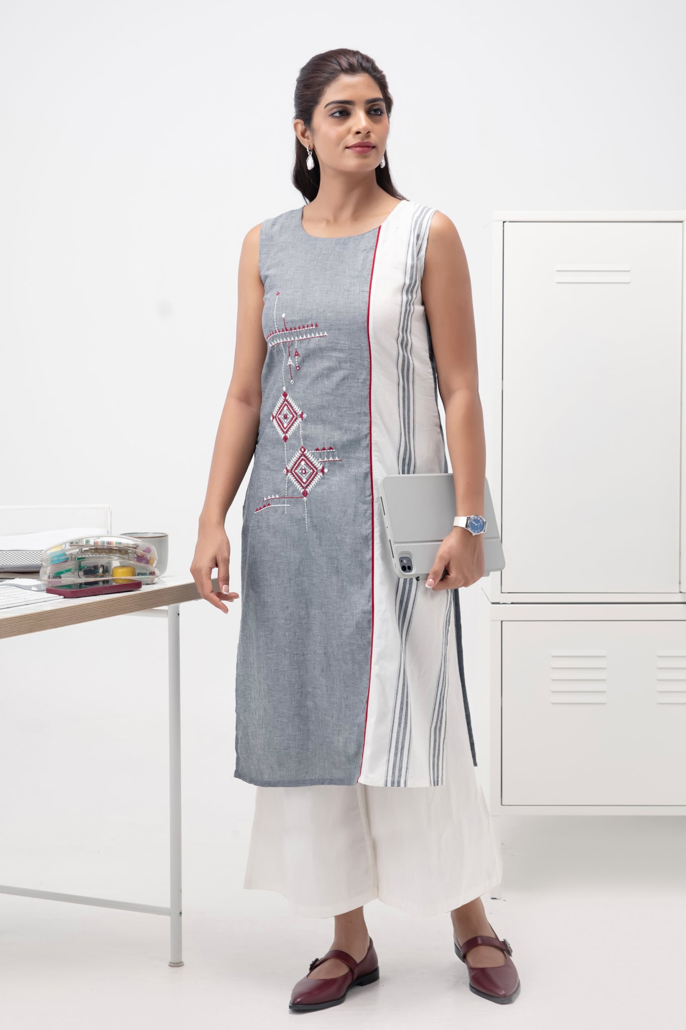 Workwear Gray Kurta