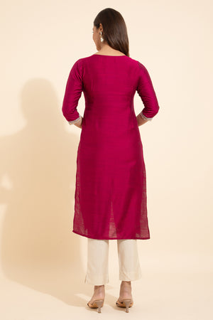 Magenta Kurta 