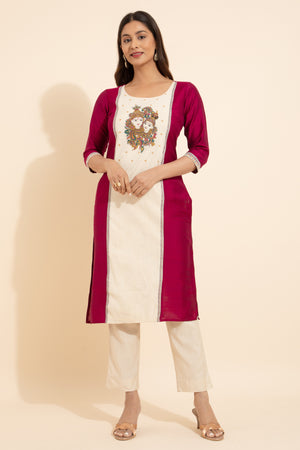 Magenta Kurta for ladies