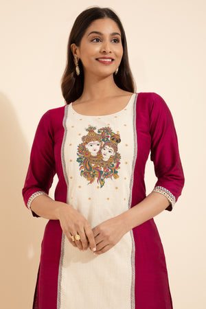 Magenta Kurta for Women