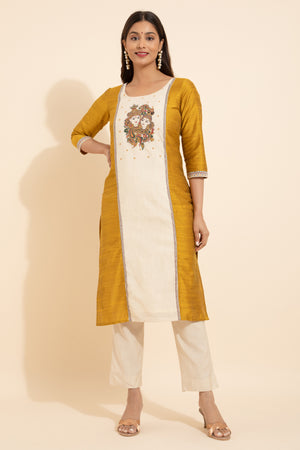 Mustard Kurta 