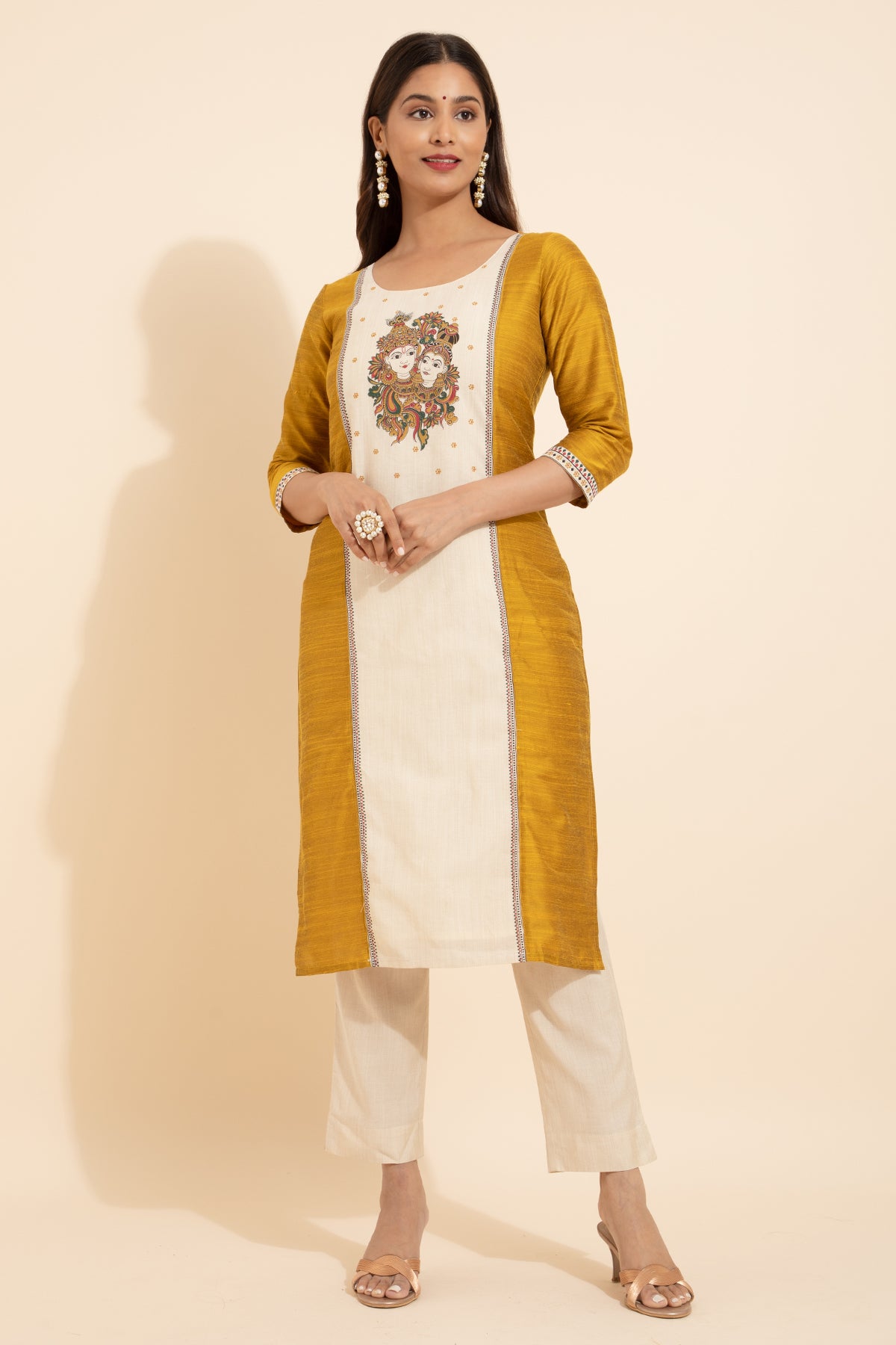 Mustard Kurta for Women