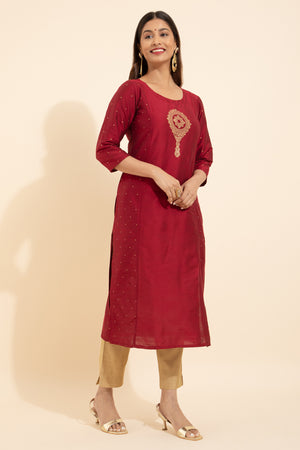 Mural printed Kurta