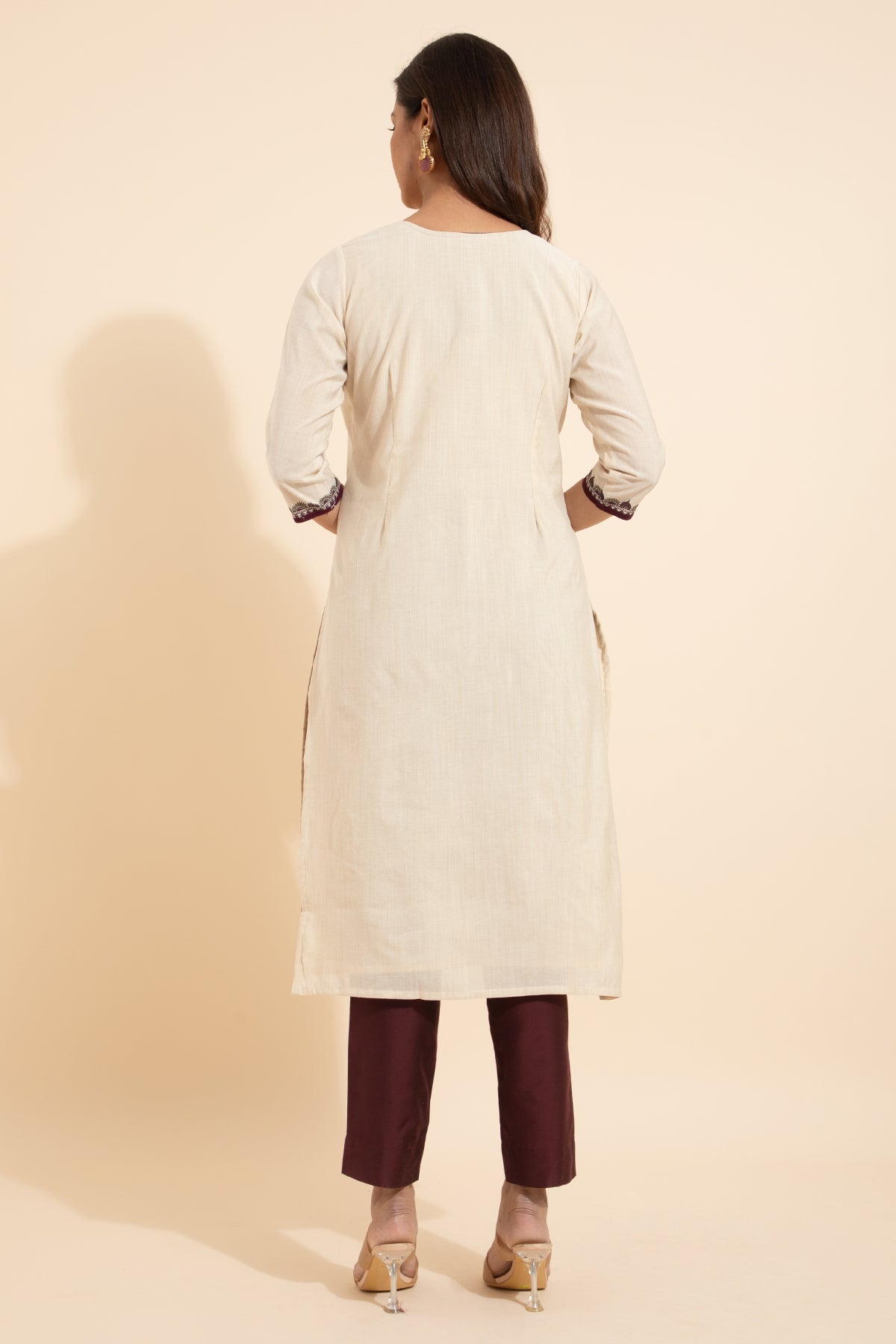 Off-White Kurta for Women 