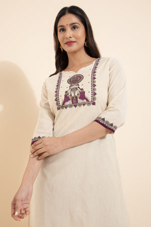 Kathakali Printed kurta for women