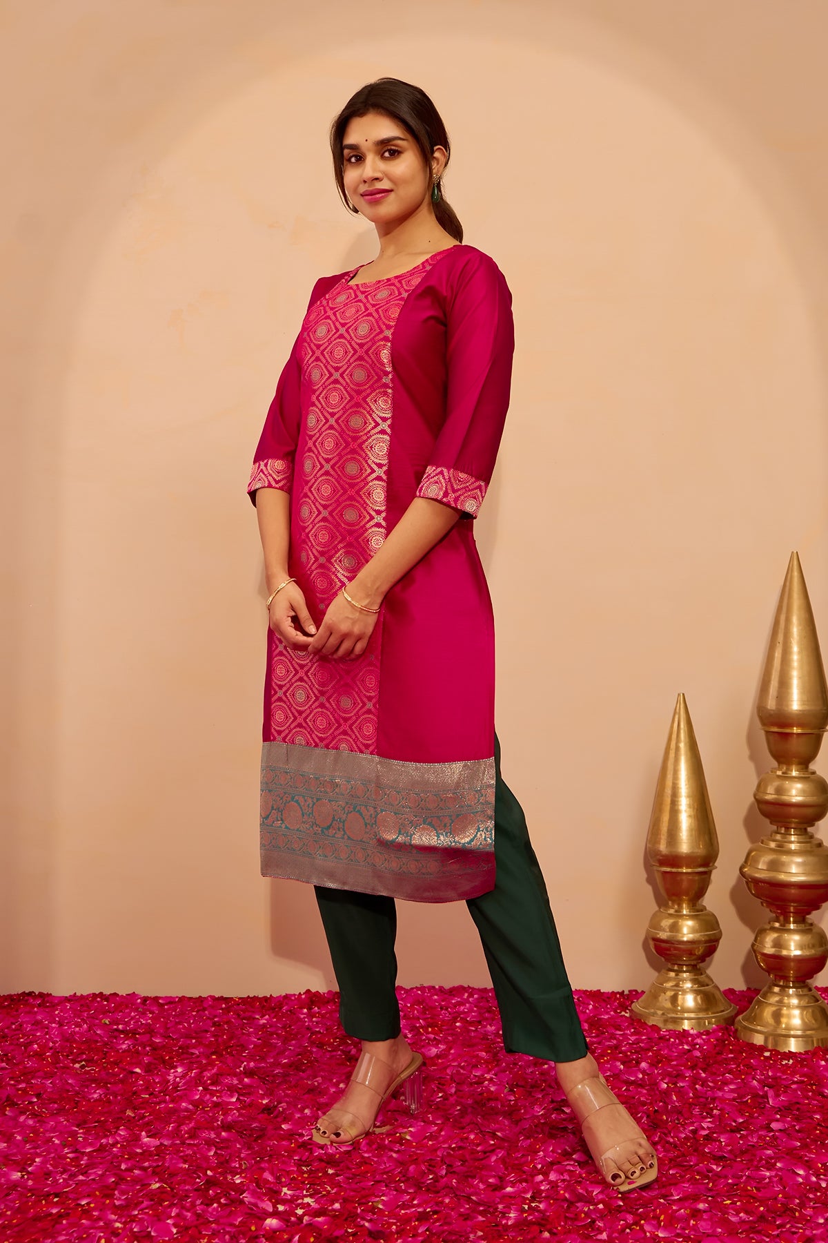 Kurtas Buy Women Kurtis Affordable Online in India Ethnic Wear Tagged XL Maybell Womens Fashion