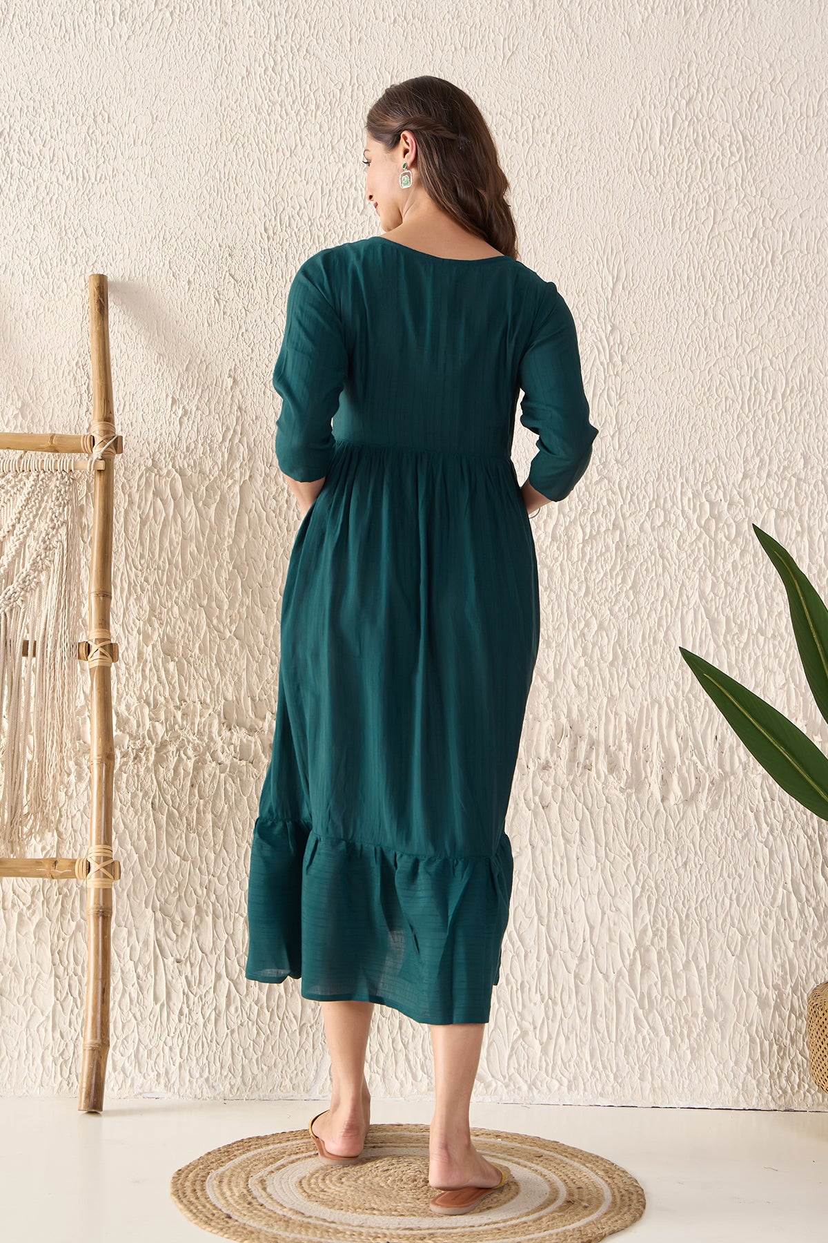 Buy Floral Green Embroidered Maternity Dress Online | Maybell Maybell Womens Fashion Buy Floral Green Embroidered Maternity Dress Online | Maybell Maybell Womens Fashion