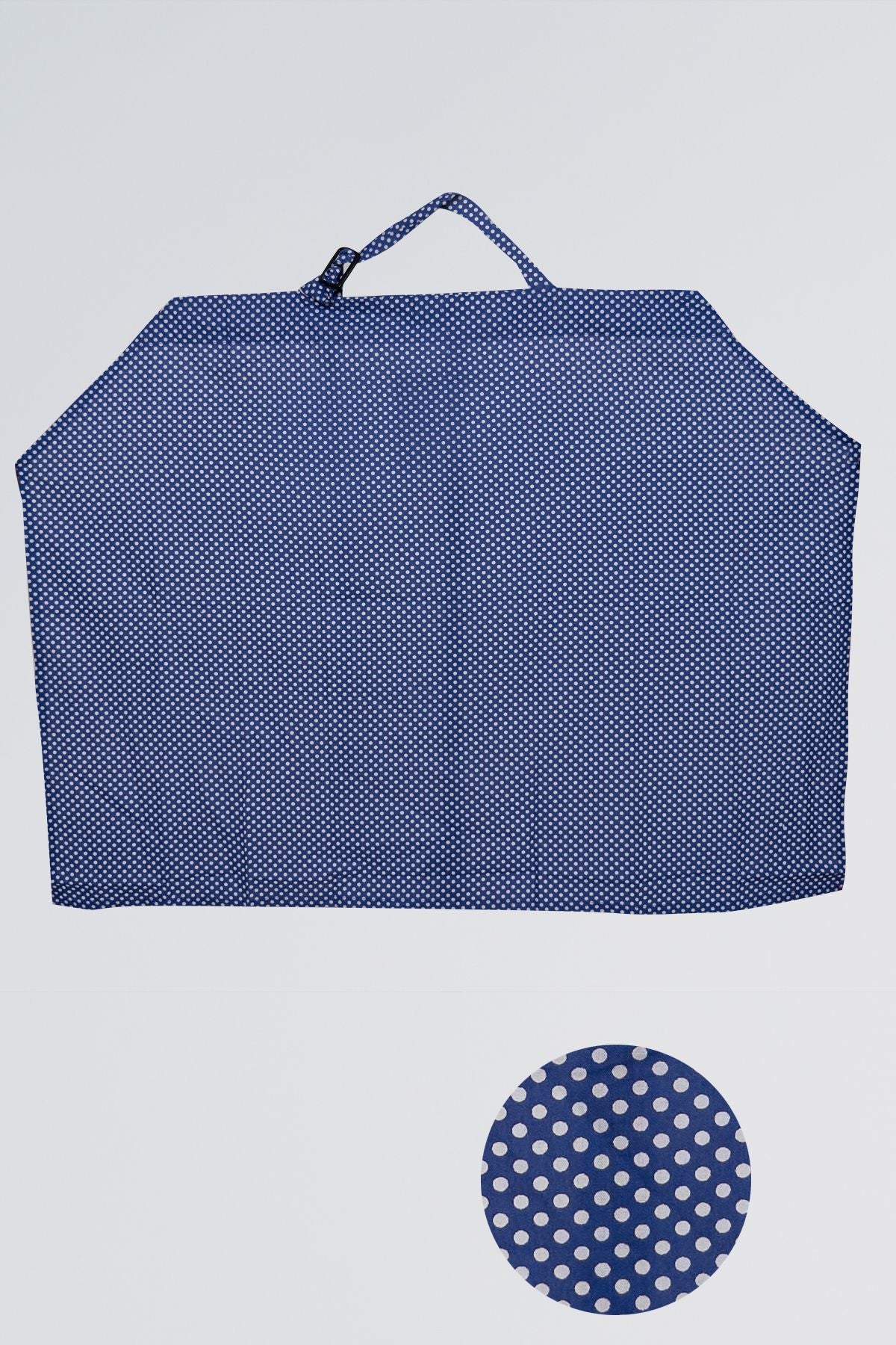 Polka Dot Nursing and Feeding sheet - Blue